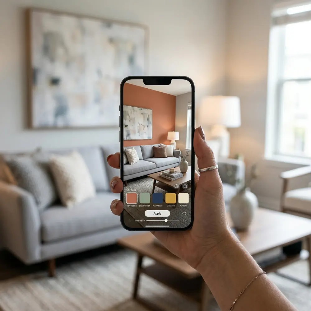 AI Visualizer Preview - Simulate paint on your walls